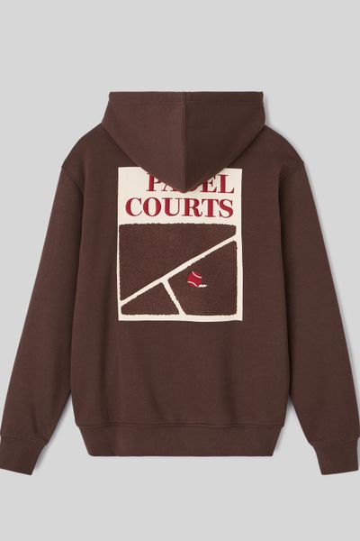 Sweat zippé imprimé devant/dos