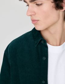 Chemise velours unie