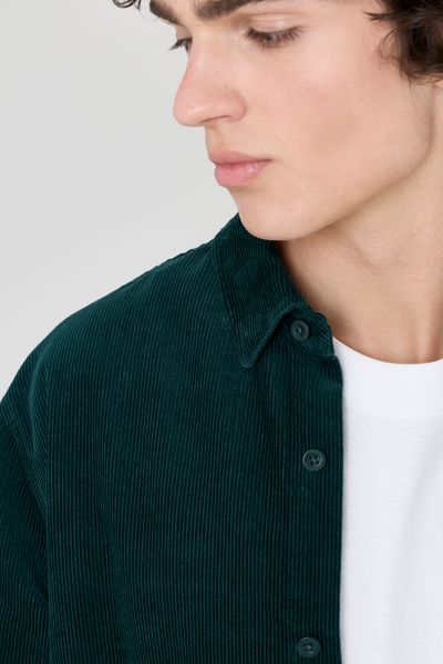 Chemise velours unie