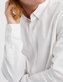 Chemise unie ajustée