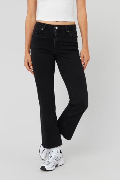 Jean flare cropped