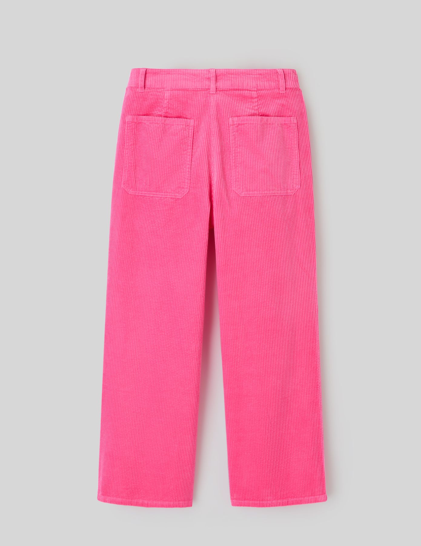 Pantalon wide leg velours cropped