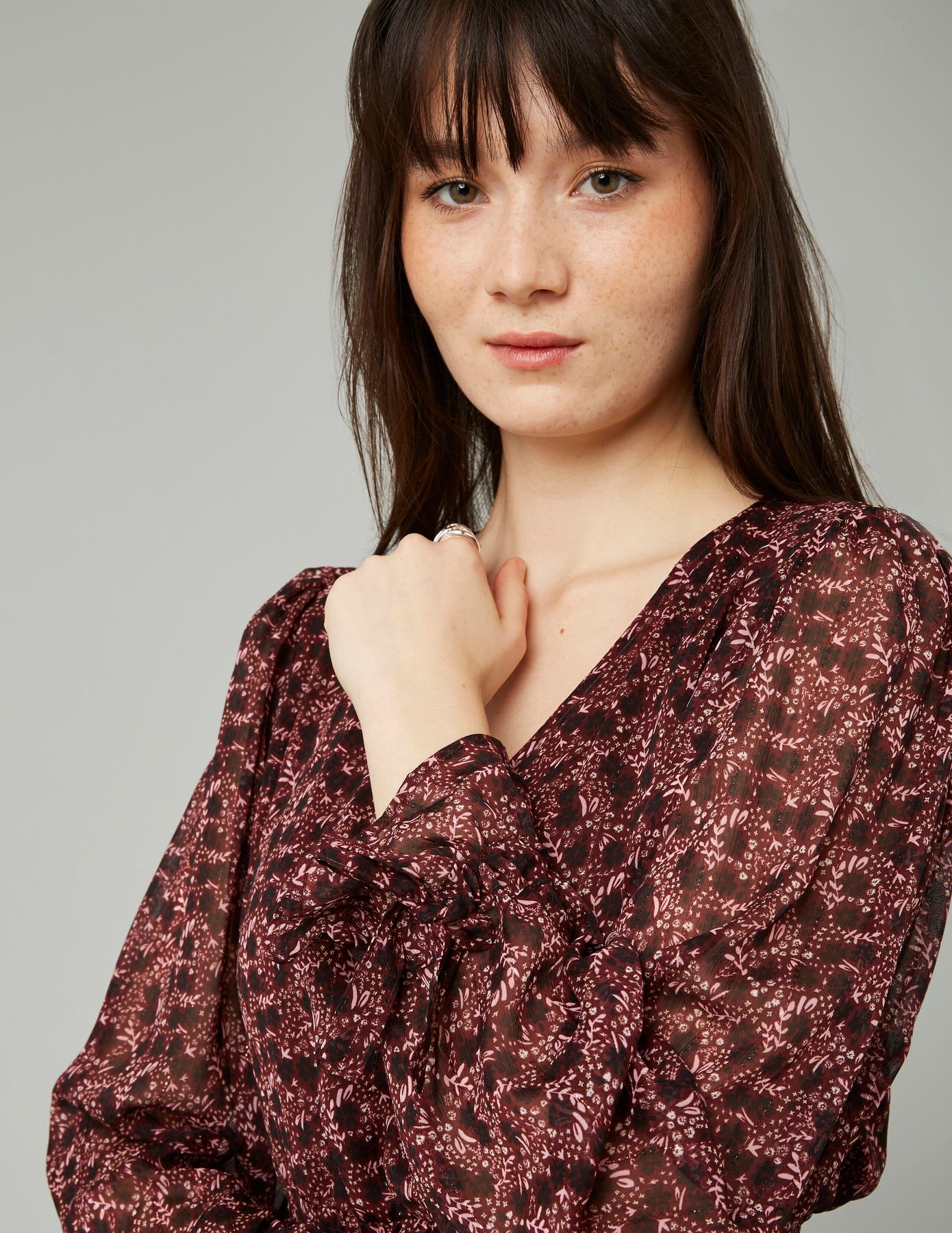 Robe courte imprimée