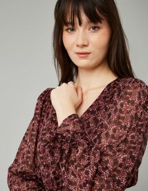 Robe courte imprimée