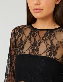 T-shirt en dentelle
