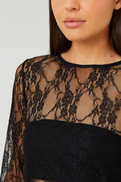 T-shirt en dentelle