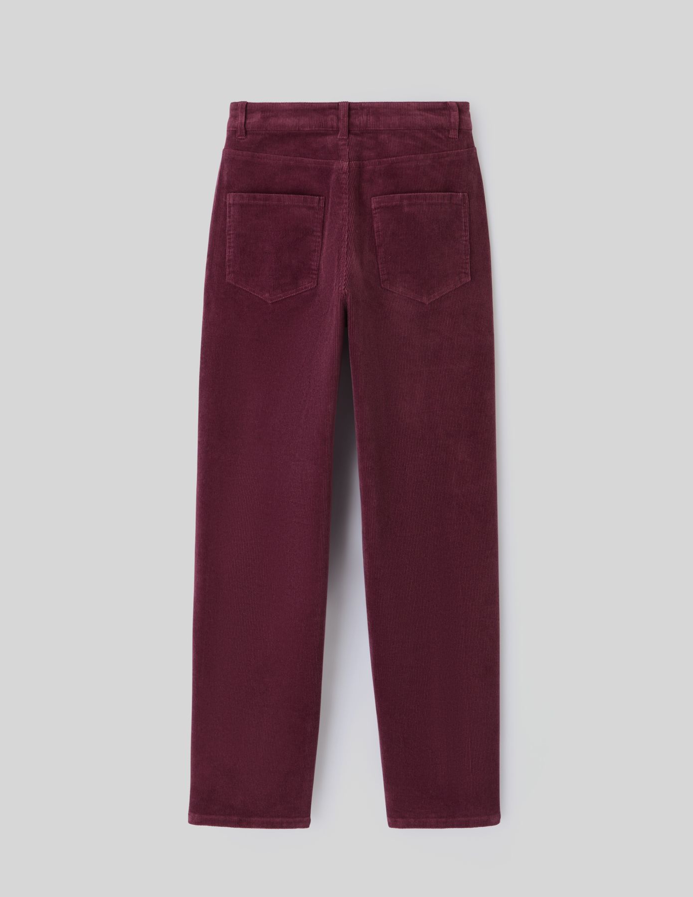 Pantalon straight velours