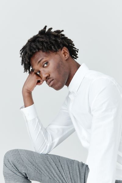 Chemise unie ajustée