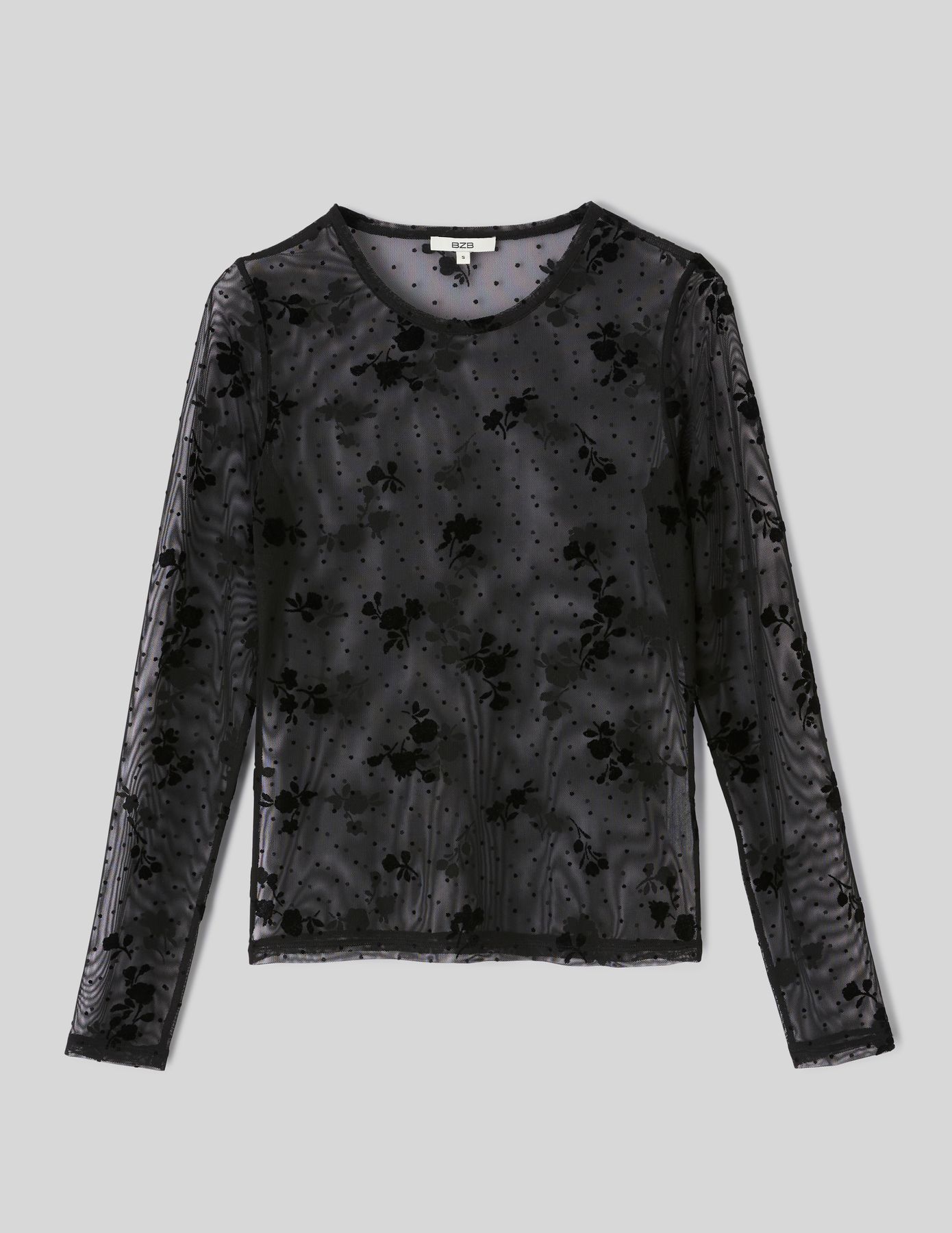 T-shirt r&eacute;sille manches longues