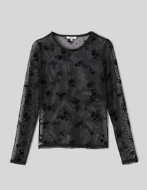 T-shirt r&eacute;sille manches longues