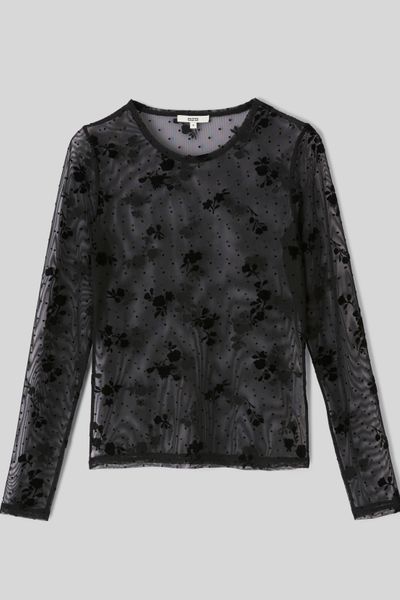 T-shirt r&eacute;sille manches longues