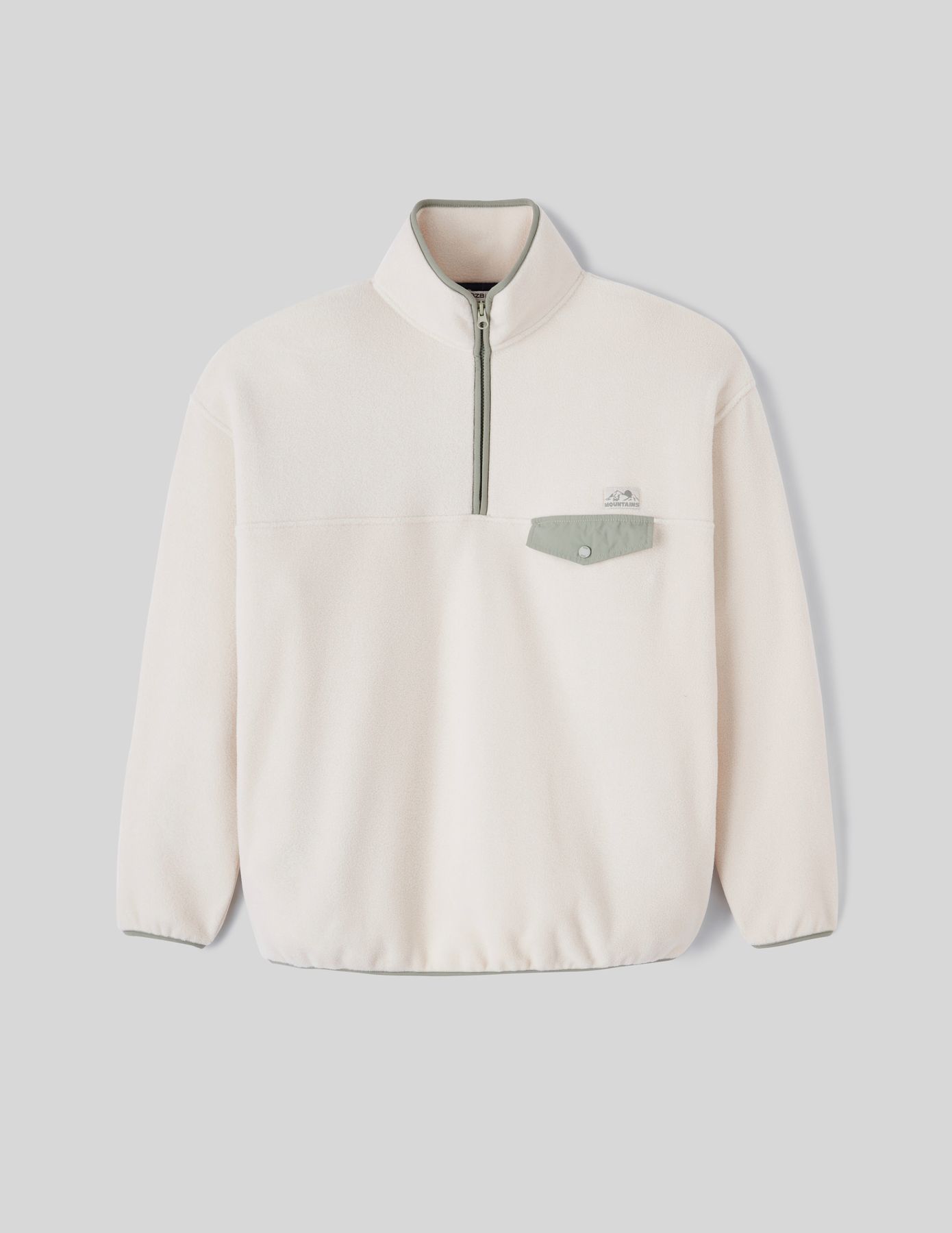 Polaire col montant zippé