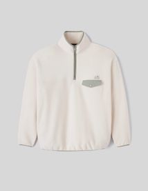 Polaire col montant zippé