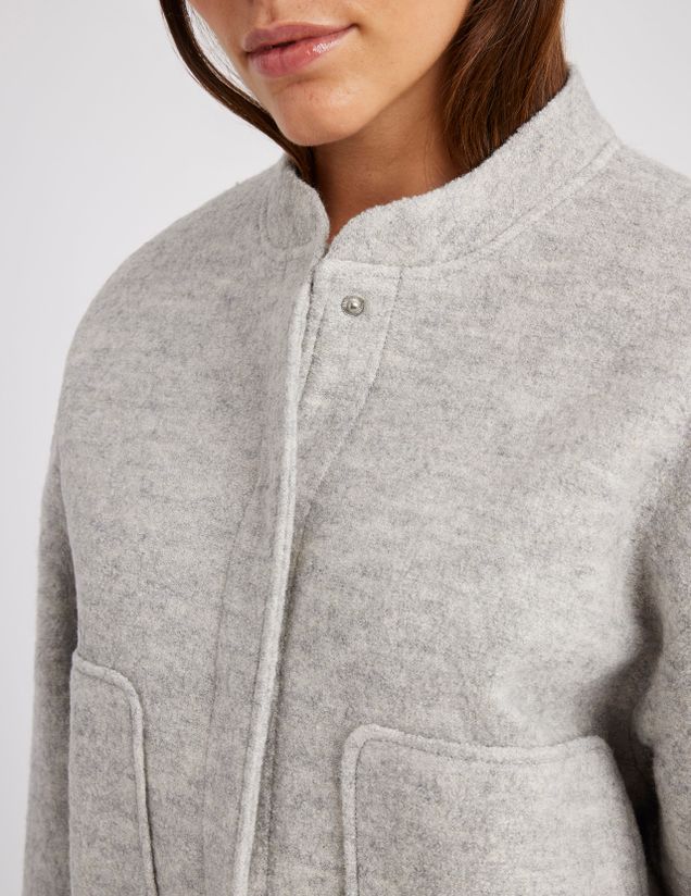 Veste bombardier en laine