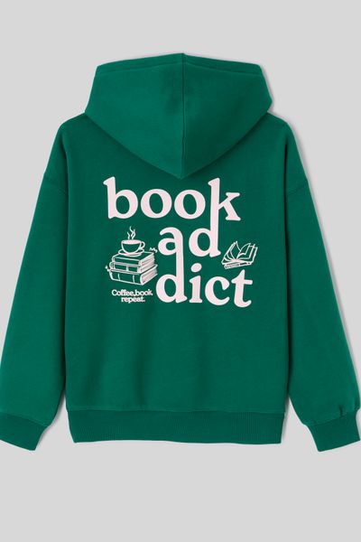 Sweat &agrave; capuche imprim&eacute;