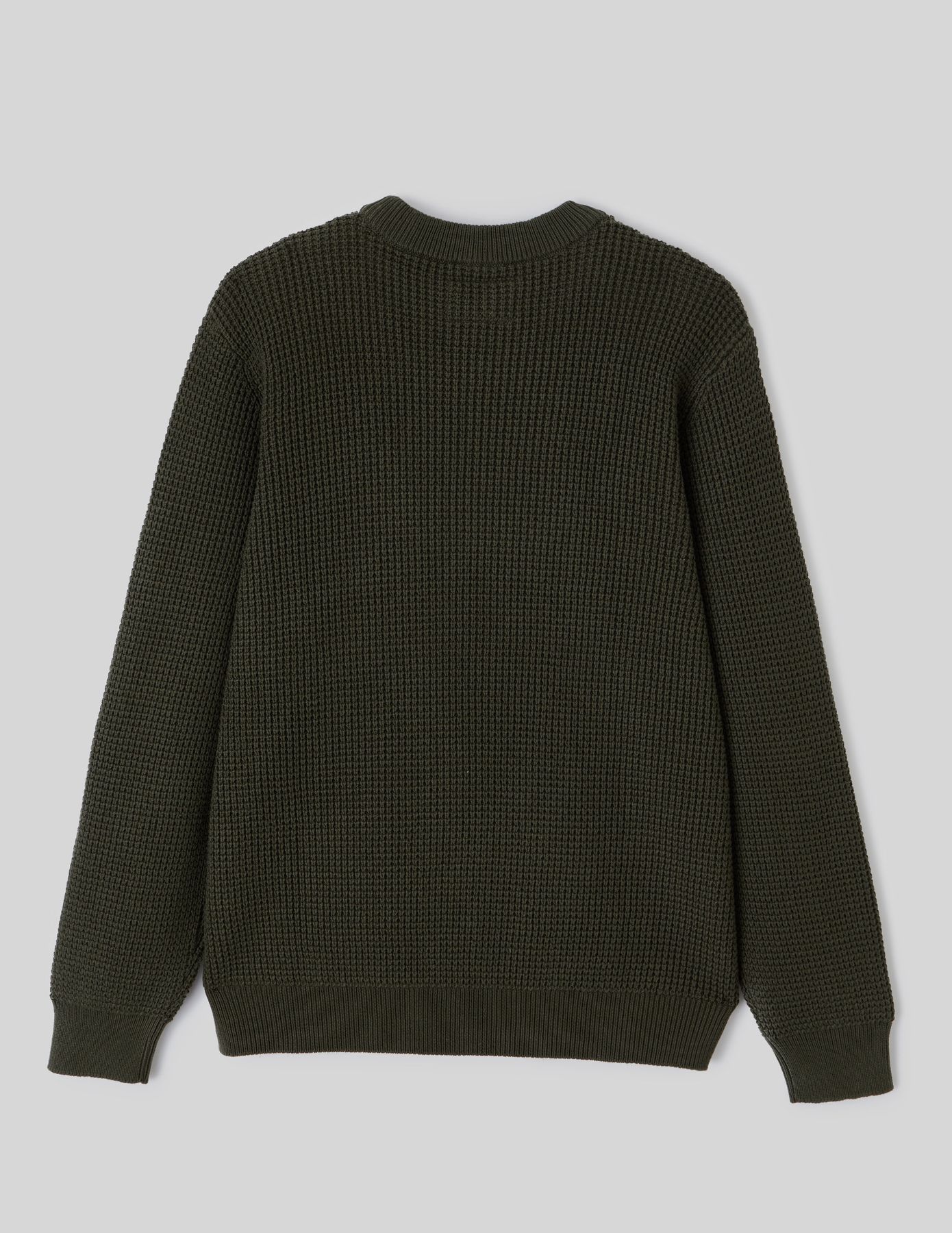 Pull col rond matière fantaisie