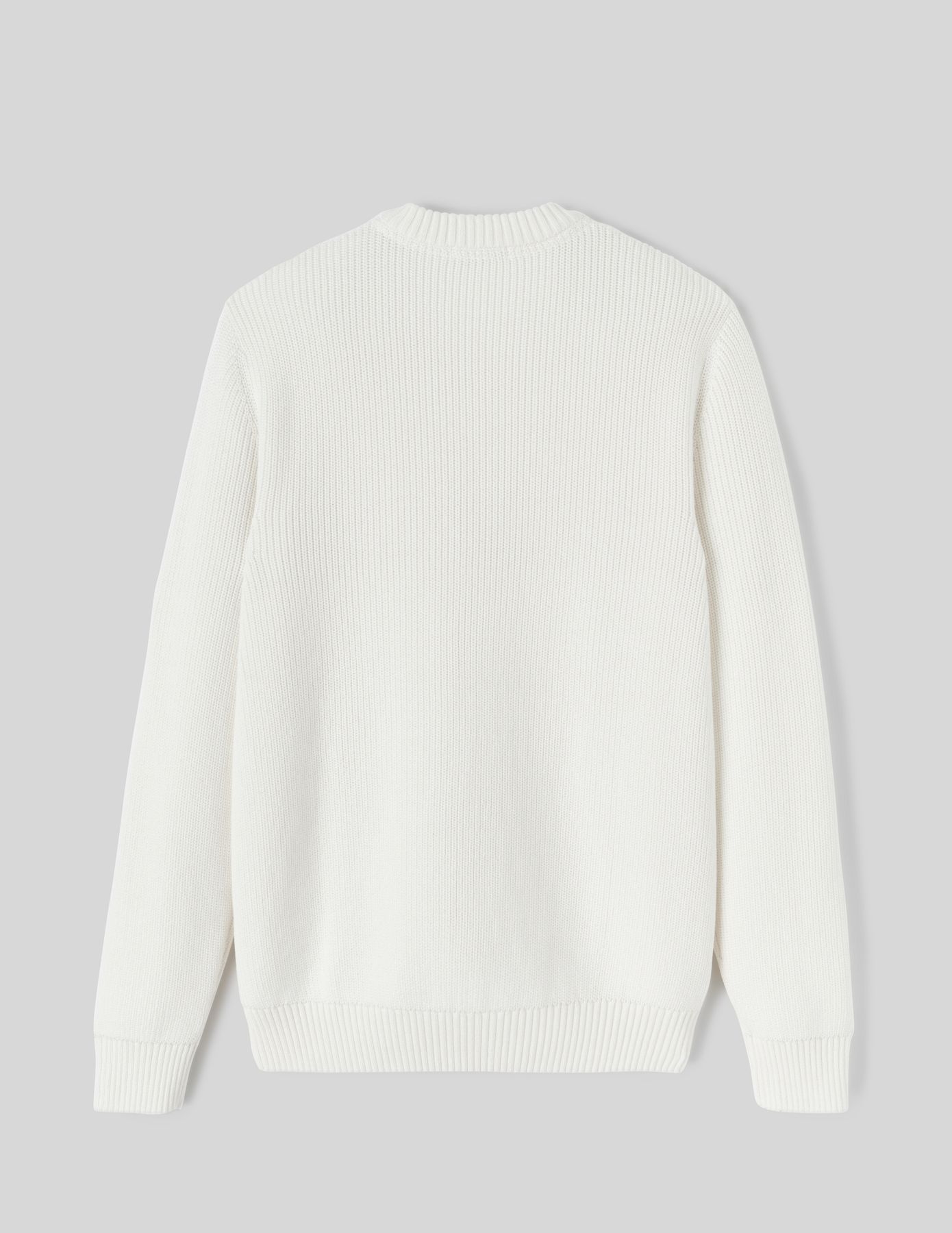 Pull col rond matière fantaisie