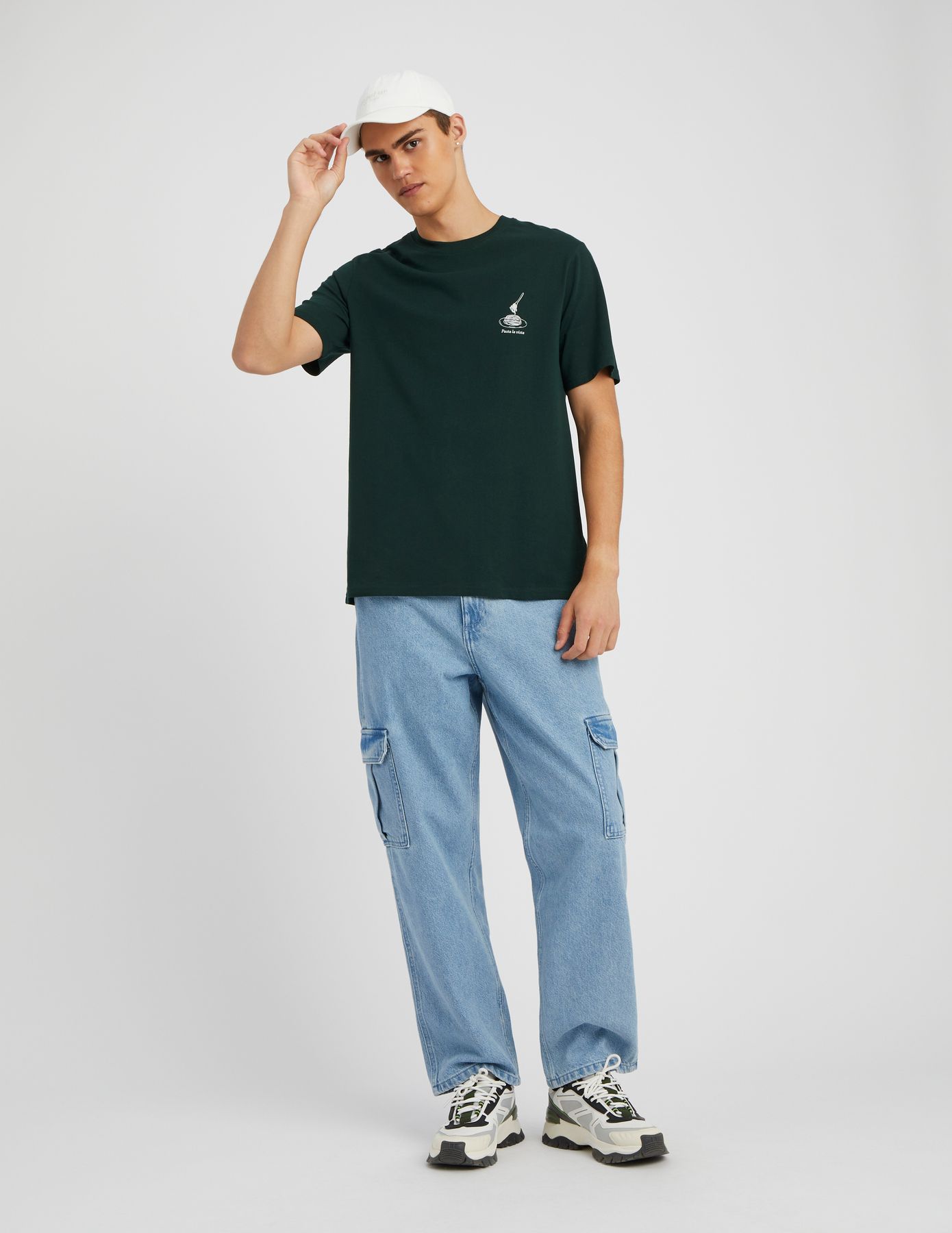 T-shirt imprim&eacute; poitrine