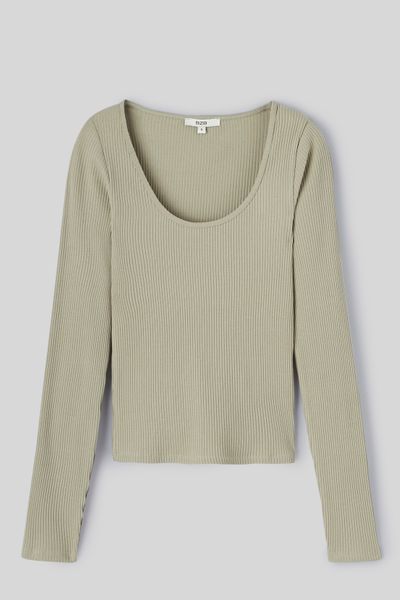 T-shirt manches longues uni