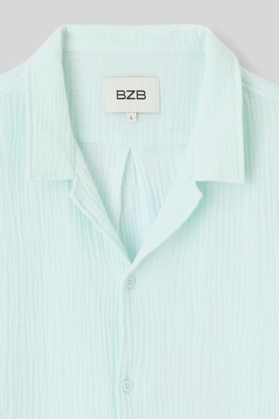 Chemise manches courtes gaze de coton