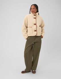 Veste en sherpa r&eacute;versible