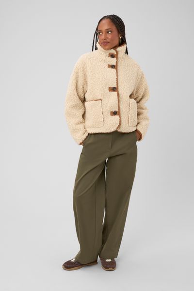 Veste en sherpa r&eacute;versible