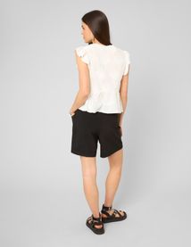 Blouse &agrave; volants