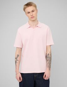 Polo mati&egrave;re gaufr&eacute;e