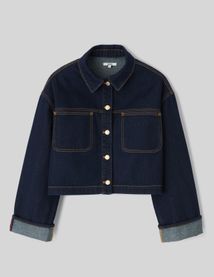 Veste en jean brut