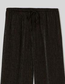 Pantalon satin plissé