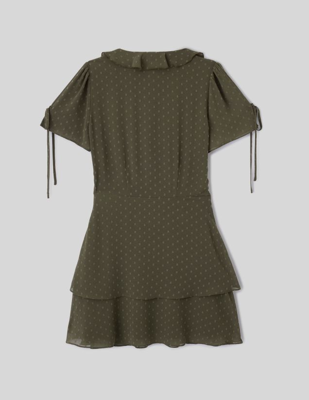 Robe courte en plumetis