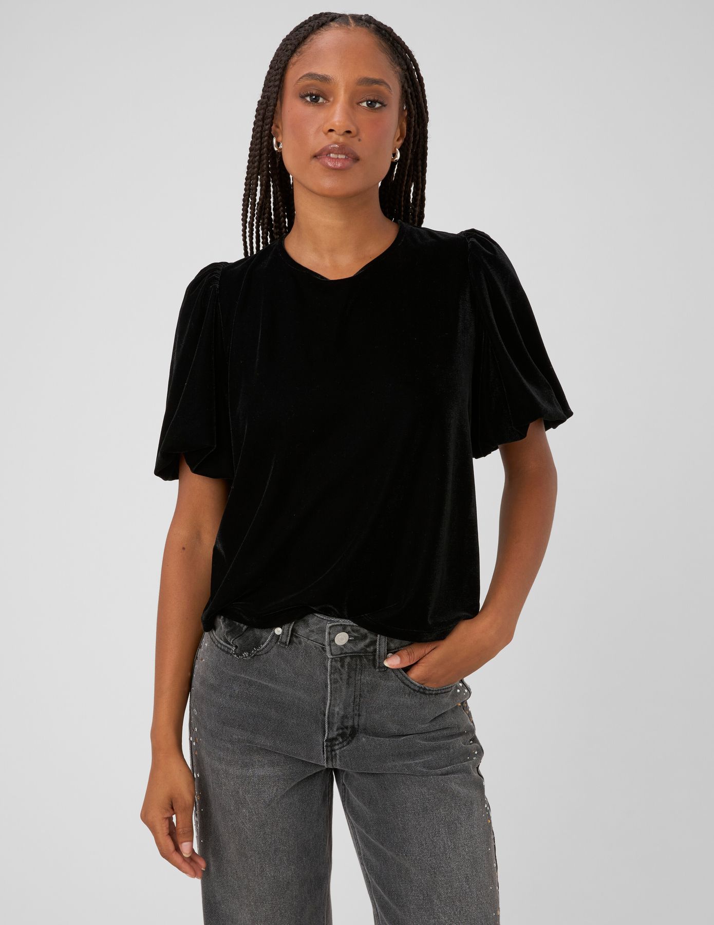 Blouse en velours