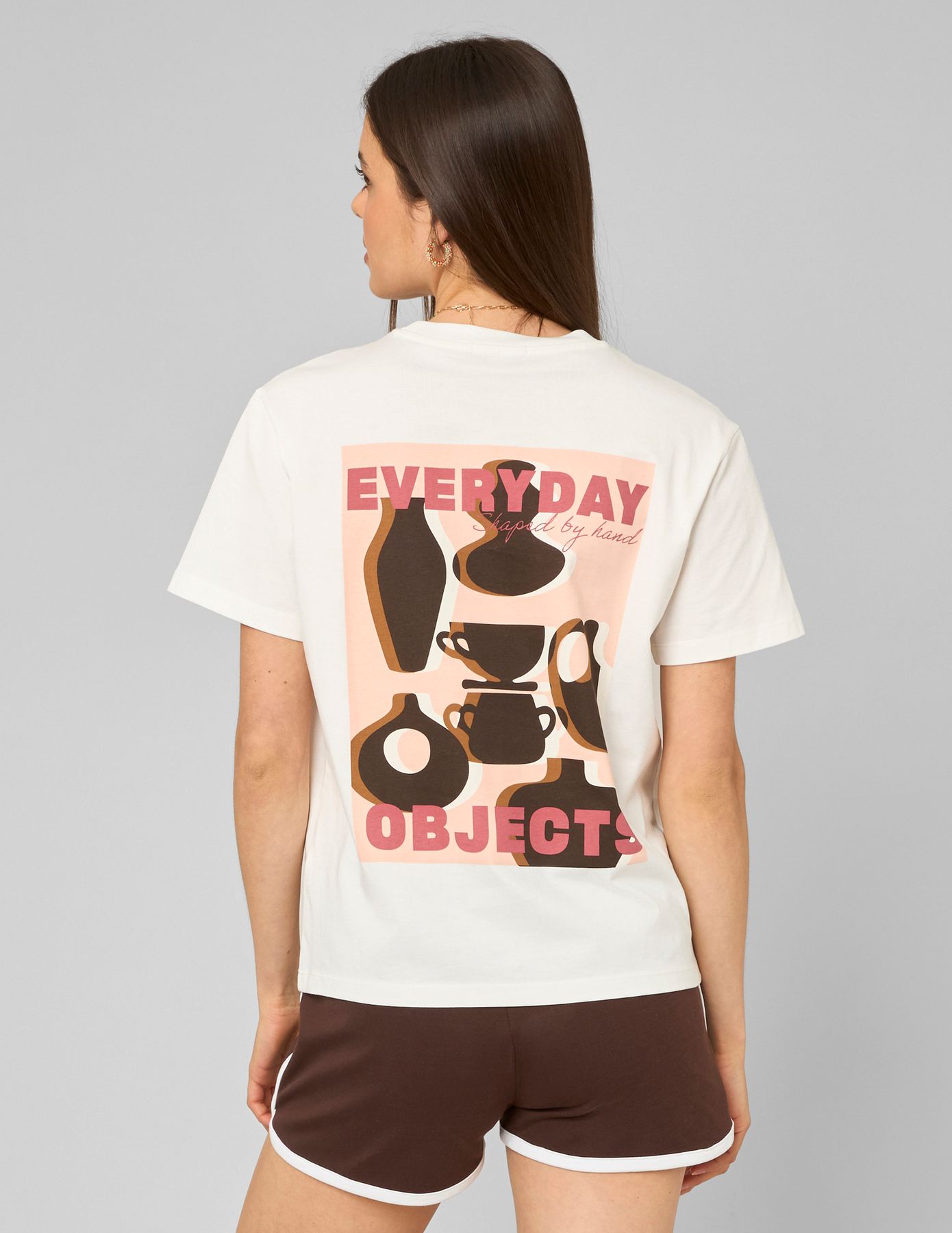 T-shirt imprim&eacute; devant / dos