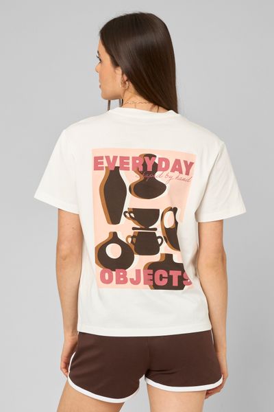 T-shirt imprim&eacute; devant / dos