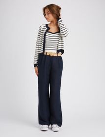 Débardeur tricot rayé