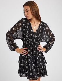 Robe courte imprim&eacute;e