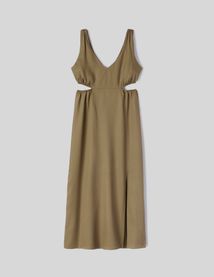 Robe longue en lyocell