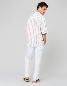Pantalon de ville coton lin