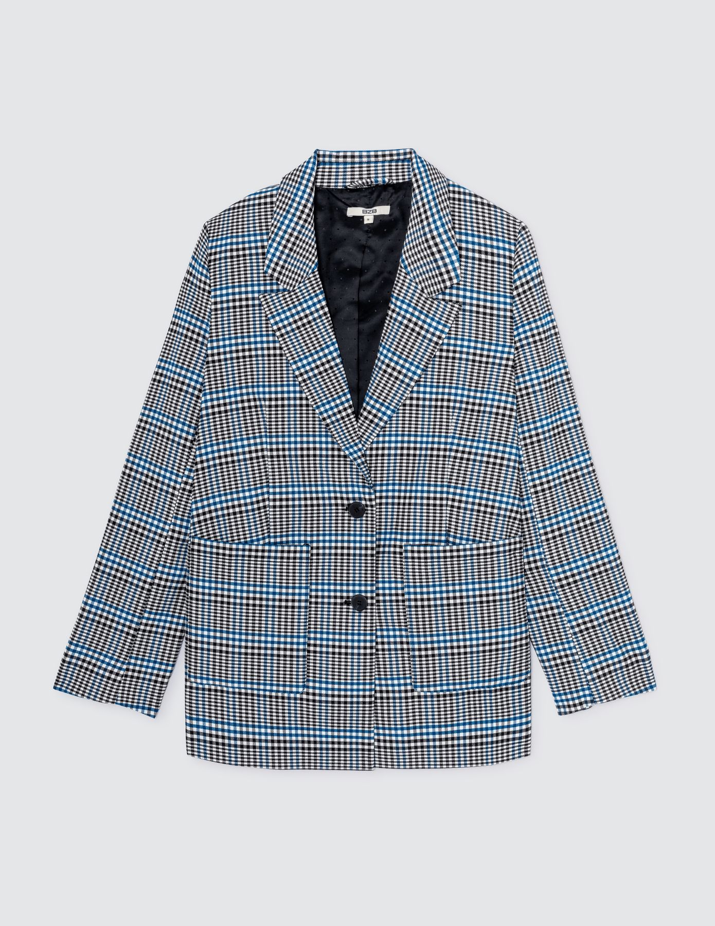 Blazer à carreaux