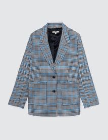 Blazer à carreaux