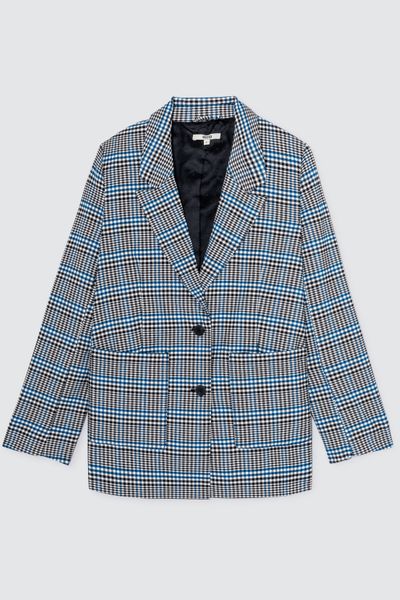 Blazer à carreaux