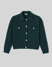 Gilet boutonn&eacute; col polo