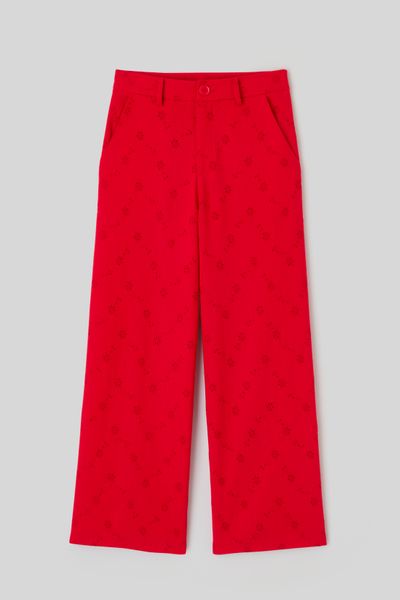 Pantalon broderie anglaise