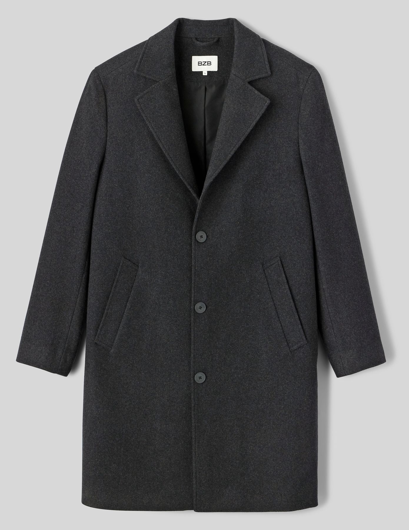 Manteau long en laine