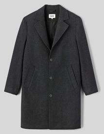 Manteau long en laine