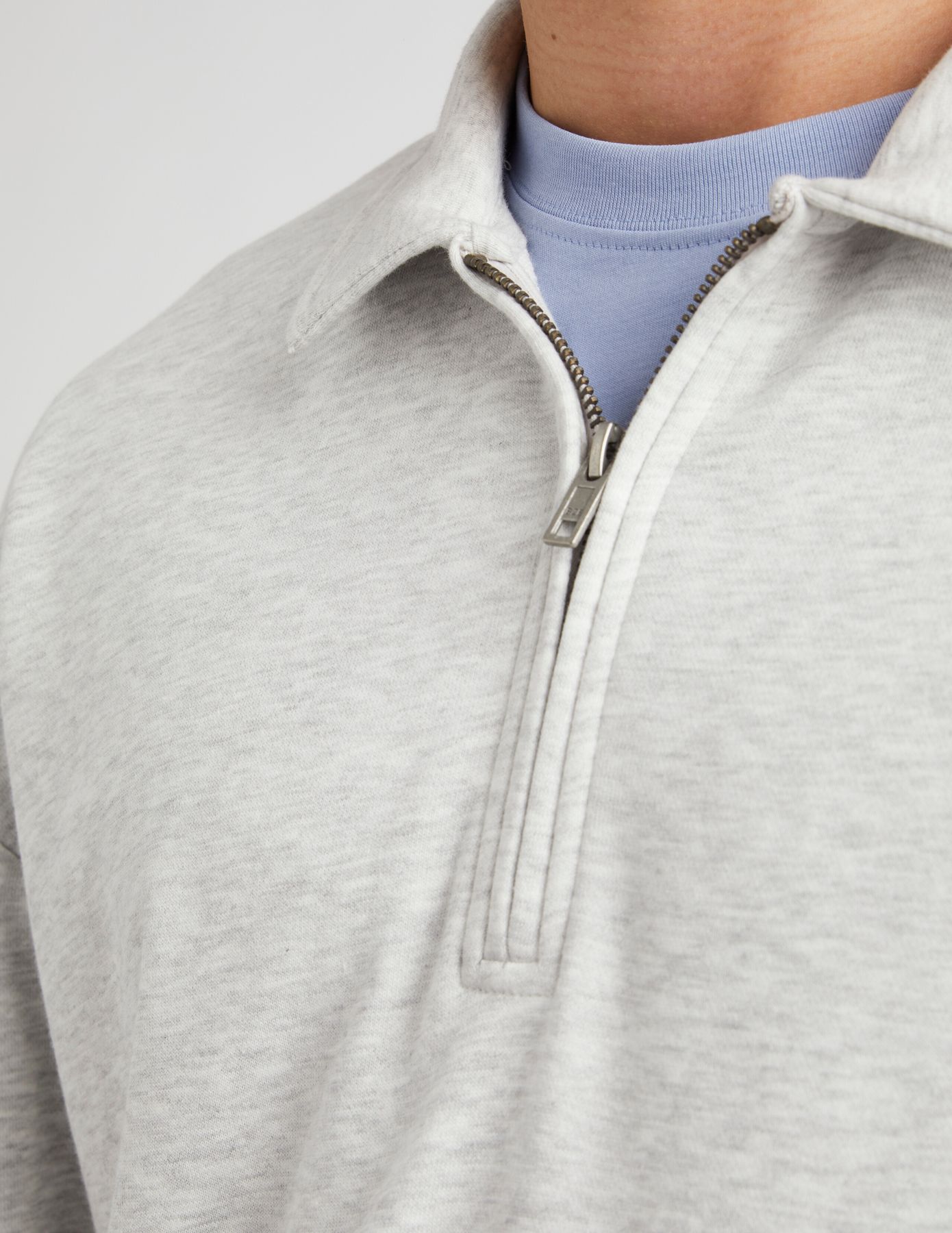 Sweat col polo oversize