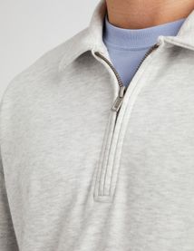 Sweat col polo oversize