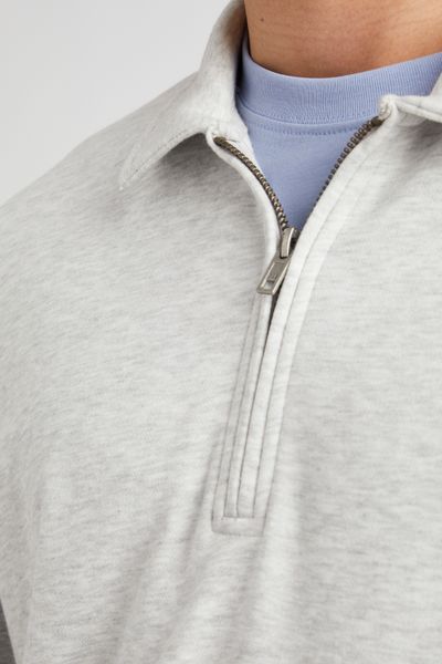 Sweat col polo oversize