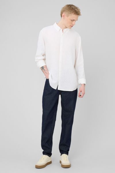 Chemise manches longues viscose lin