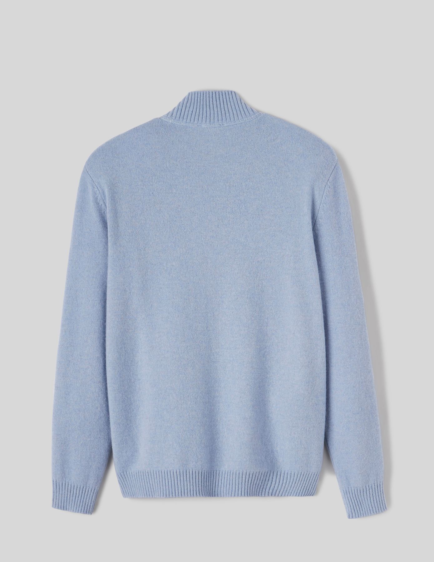 Pull col montant laine